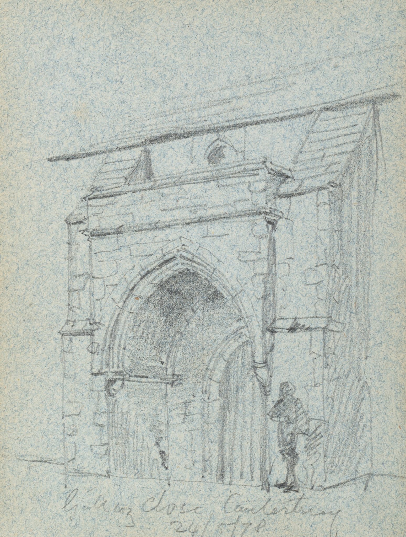 Gotisches Portal bei Canterbury