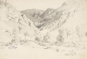 Tiroler Gebirgslandschaft mit Tal