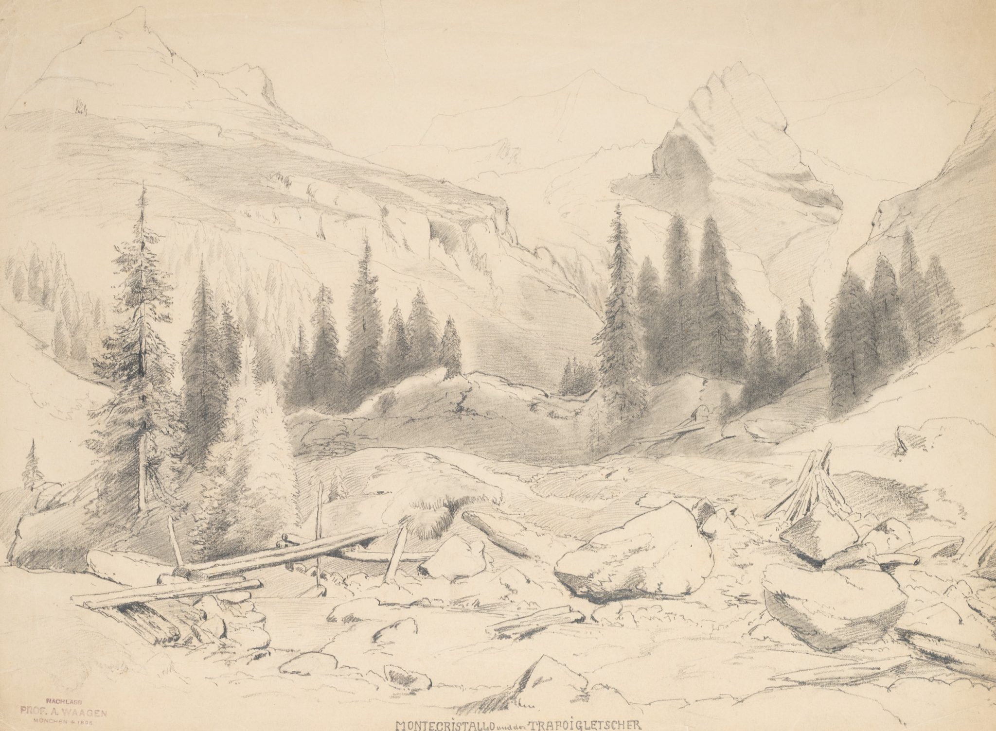 Monte Cristallo oder Hohe Schneide, Italien