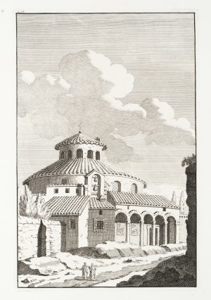 Tempel des Faun und Santo Stefano Rotonde in Rom