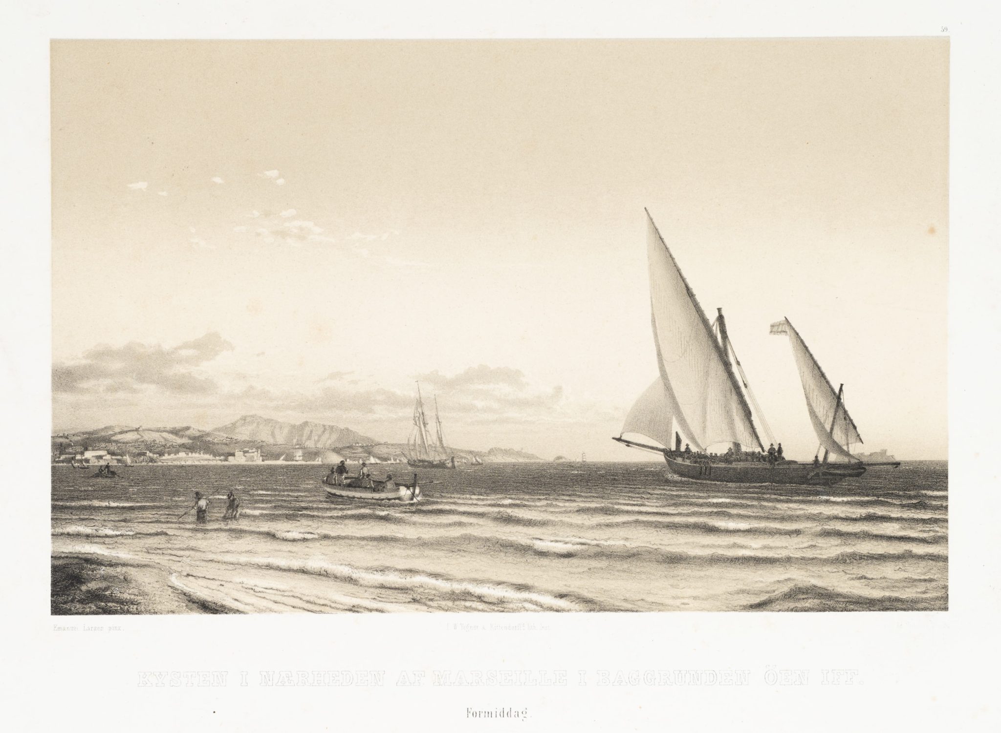 Segelschiffe vor Marseille