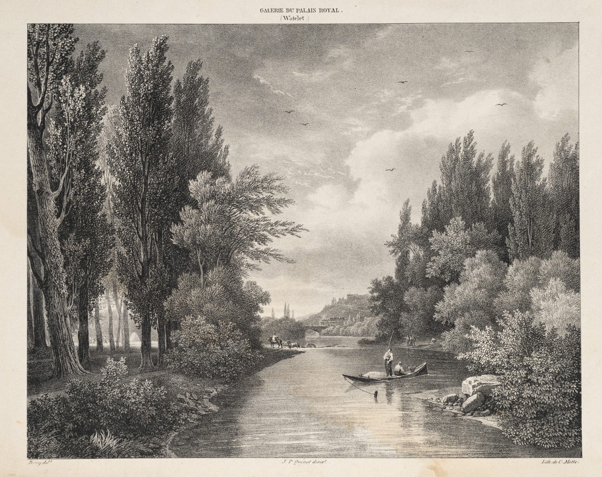 Flusslandschaft bei Neuilly-sur-Seine