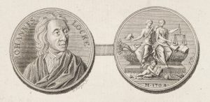Medaille mit John Locke