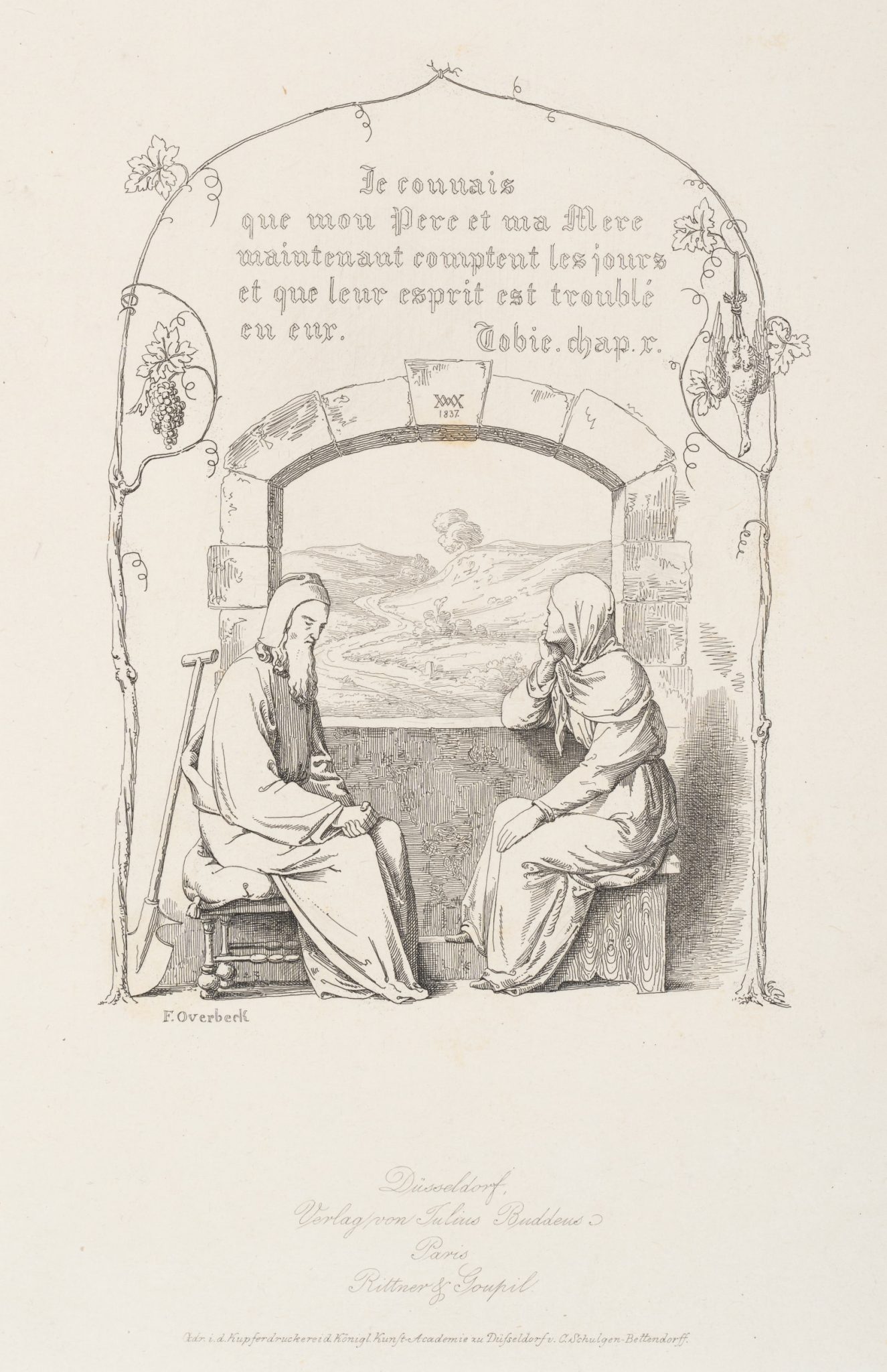Biblische Szene nach Tobit