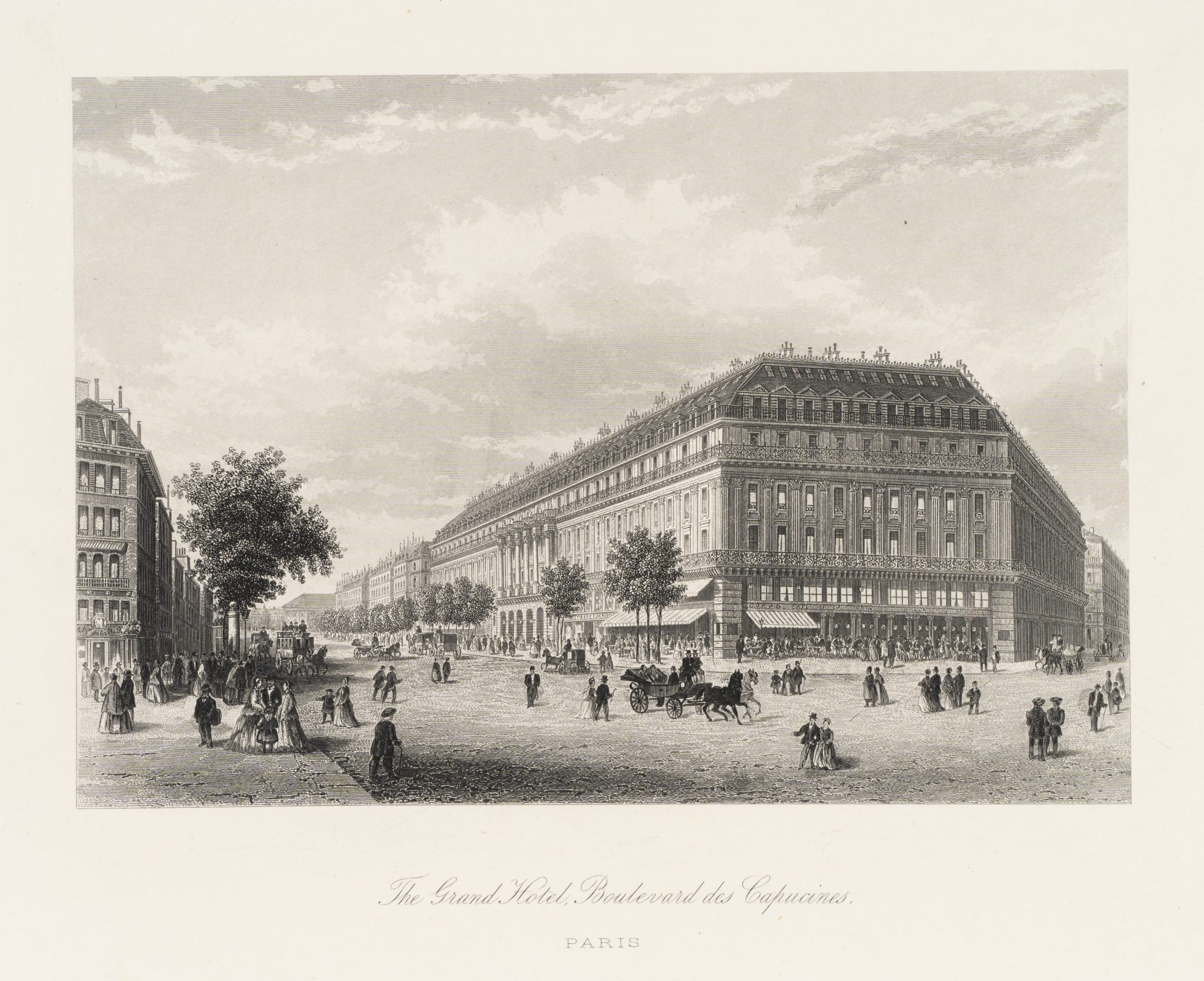 Boulevard des Capucines in Paris