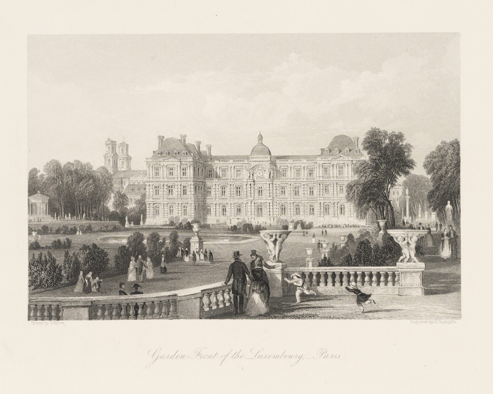 Gartenfront des Palais Luxembourg