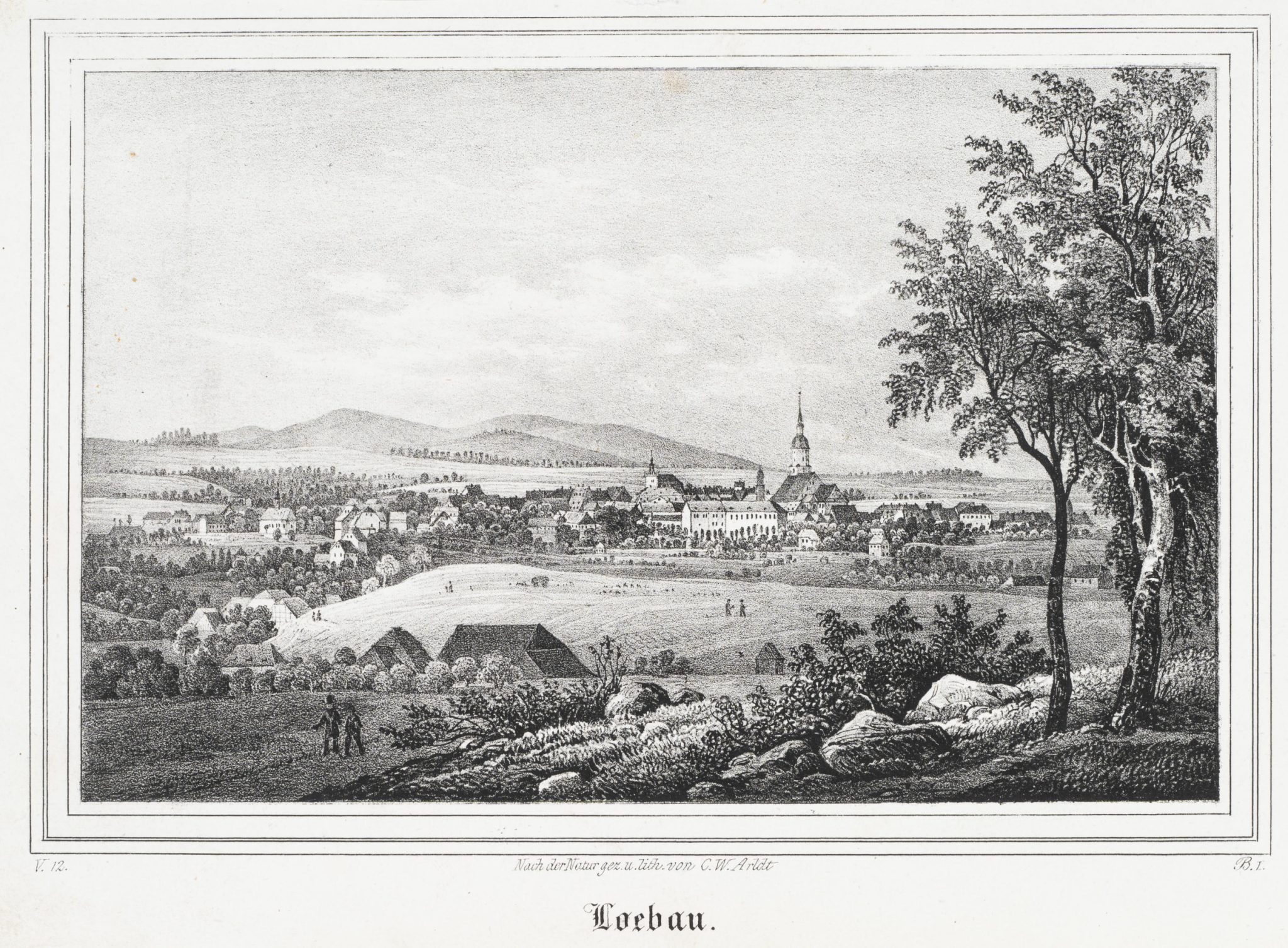 Ansicht von Löbau, Sachsen