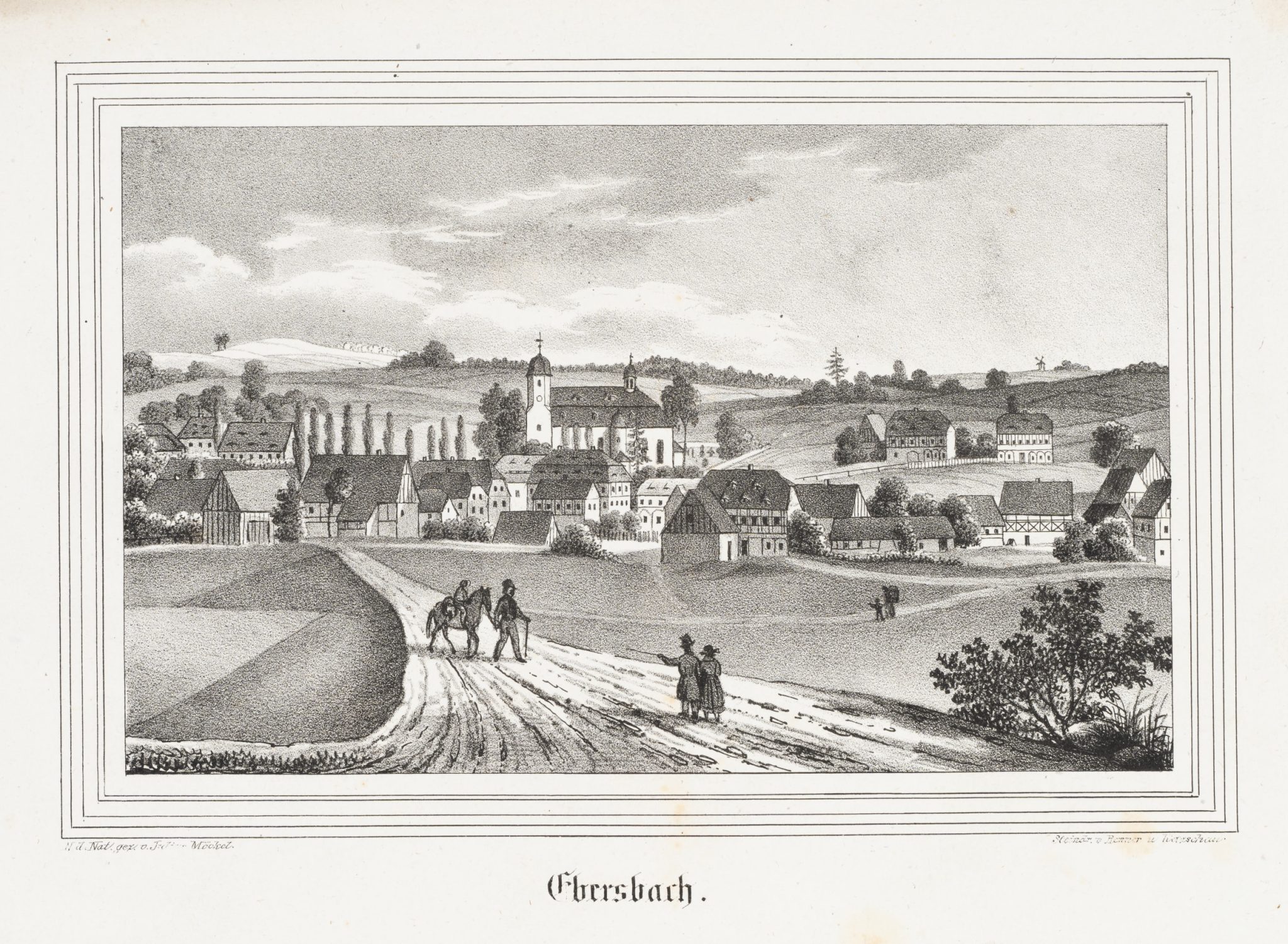 Ansicht von Ebersbach, Sachsen