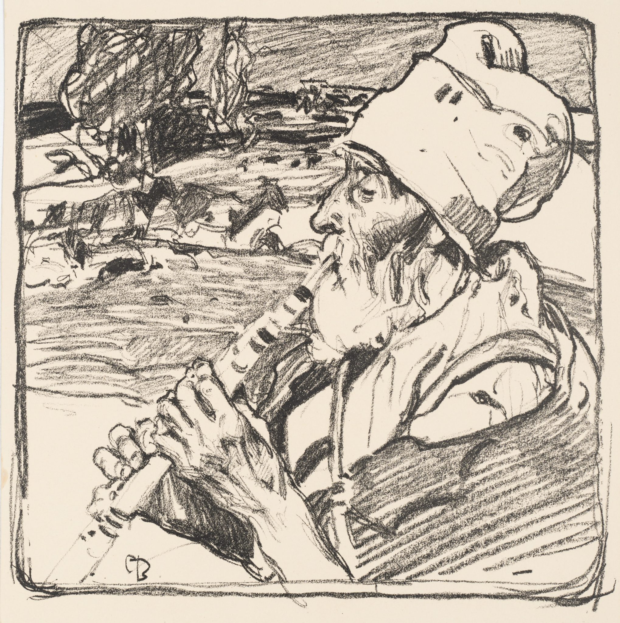 The Goatherd. Ziegenhirte
