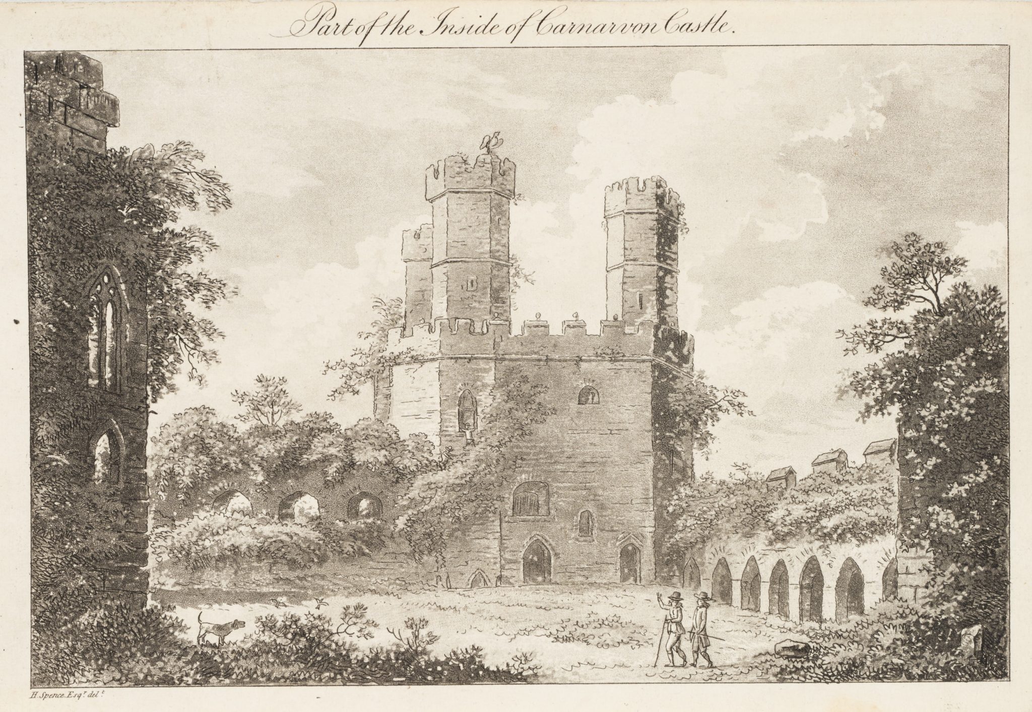 Ruinen von Caernarfon Castle