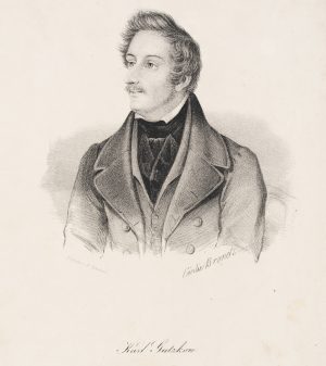 Porträt K. Gutzkow (1811-1878)