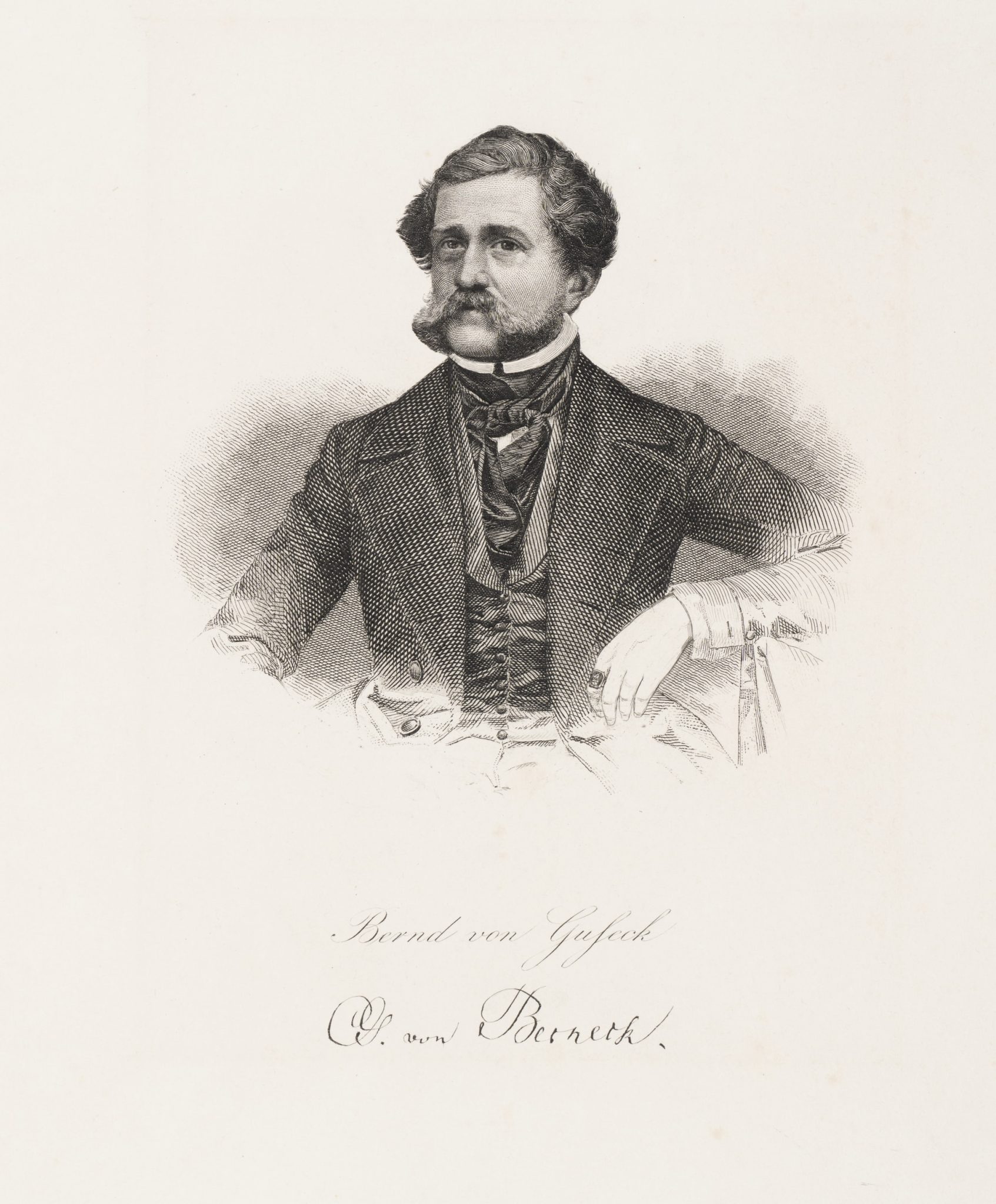 Porträt K. G. von Berneck (1803-1871)