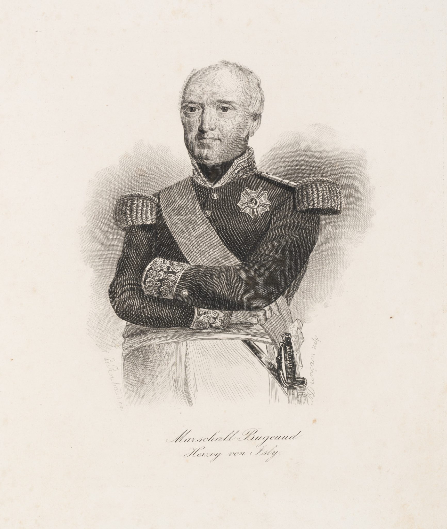 Porträt Robert Bugeaud, Marschall von Frankreich