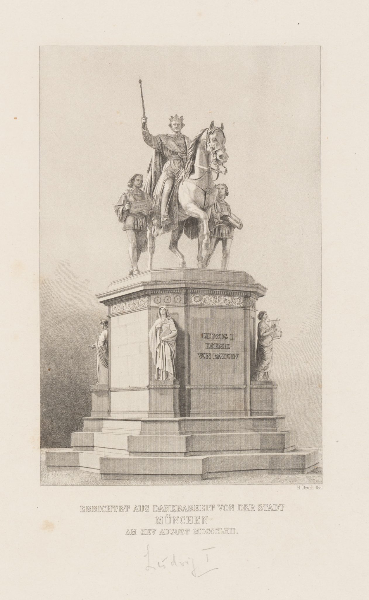 Reiterstandbild König Ludwig von Bayern