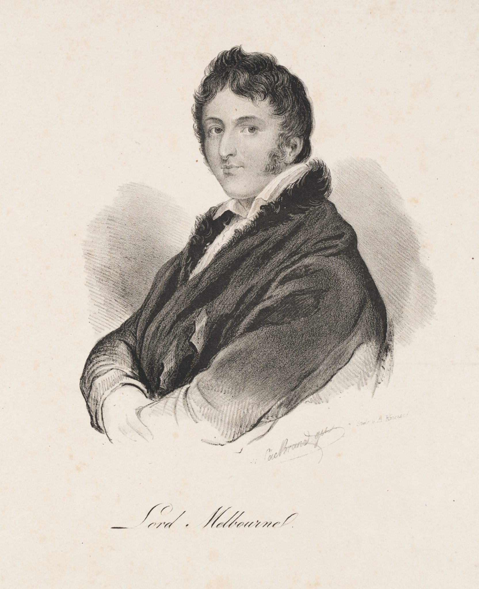 Porträt von Lord Melbourne