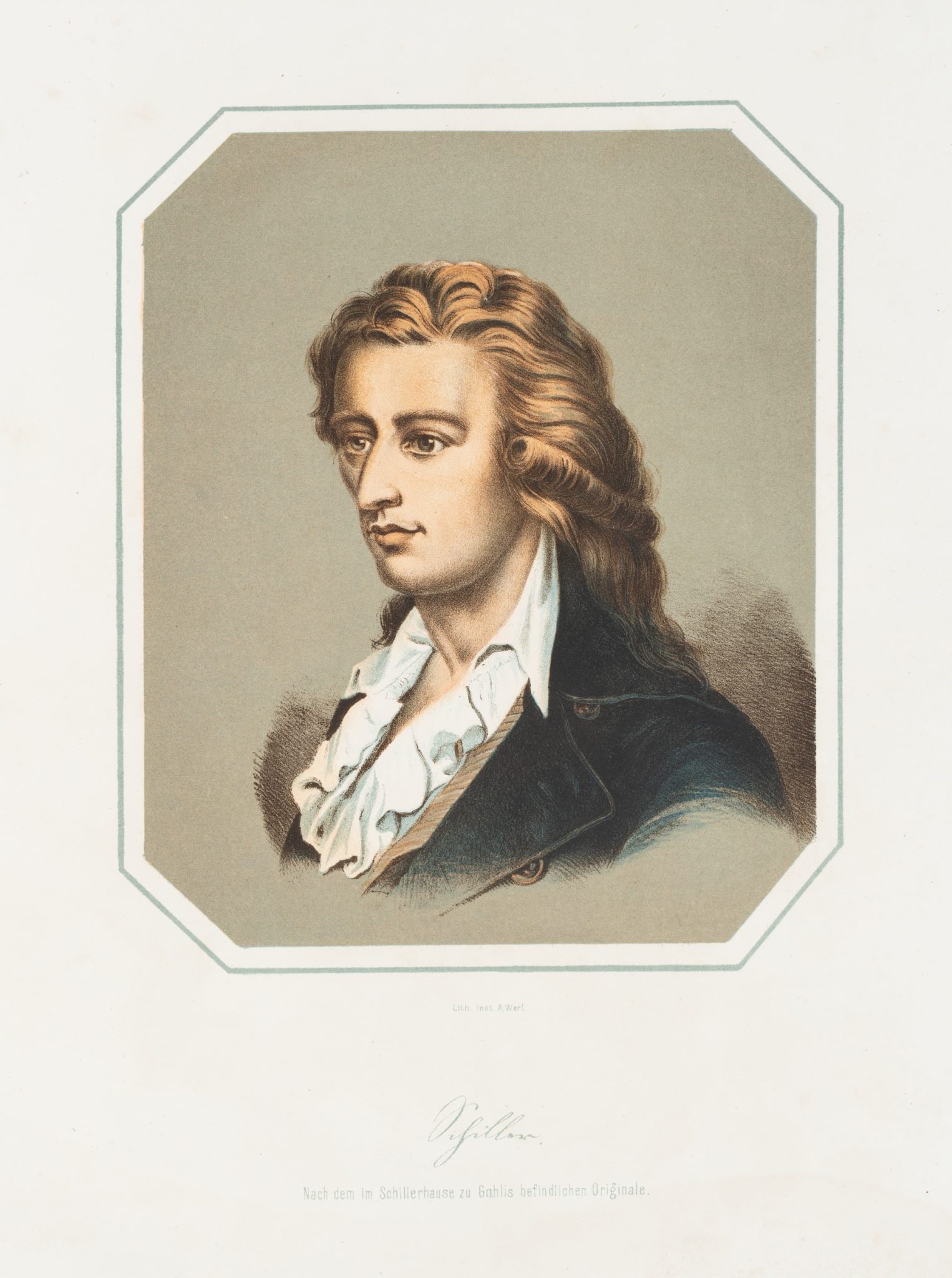 Porträt F. Schiller (1759-1805)