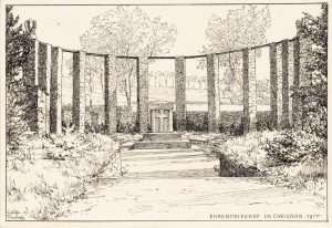 Ehrenfriedhof in Carignan, Frankreich