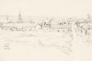 Dorfansicht von Ivory bei Montfaucon