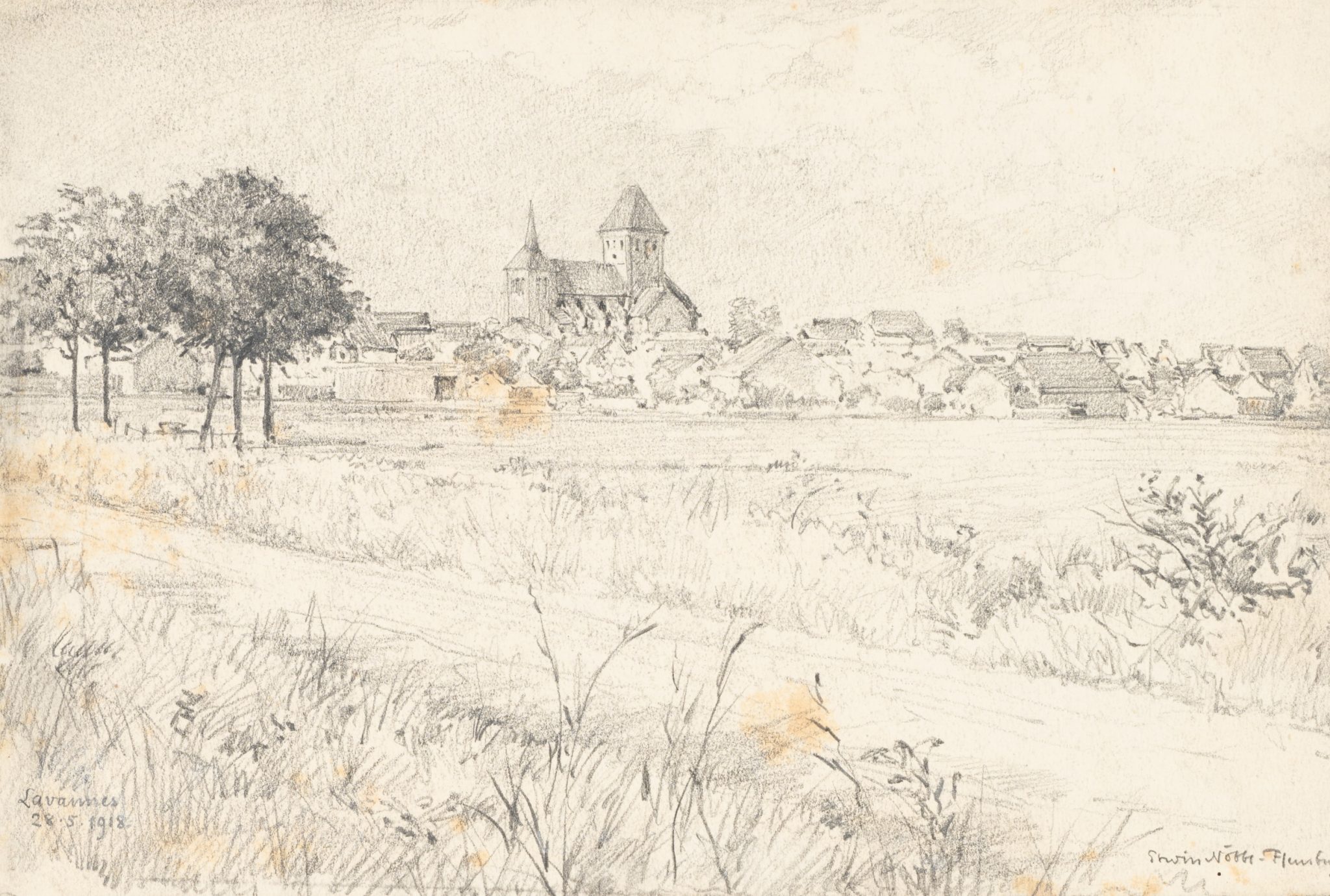 Dorfansicht von Lavannes bei Reims
