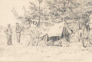 Militärisches Biwak 1918