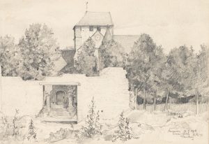 Zerschossenes Mauerwerk, Aussonce