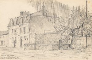 Straßenansicht mit Geschäftszimmer in Berru bei Reims