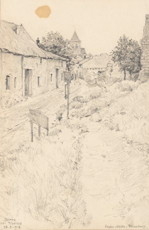 Landschaft in Berru bei Reims