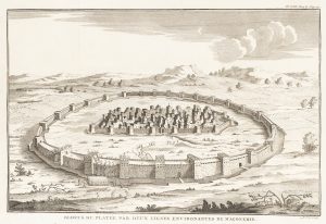 Antike Stadt in Belagerung