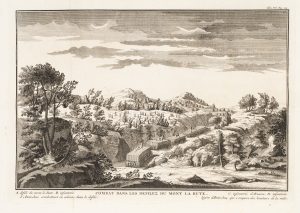 Antike Schlacht im Gebirge