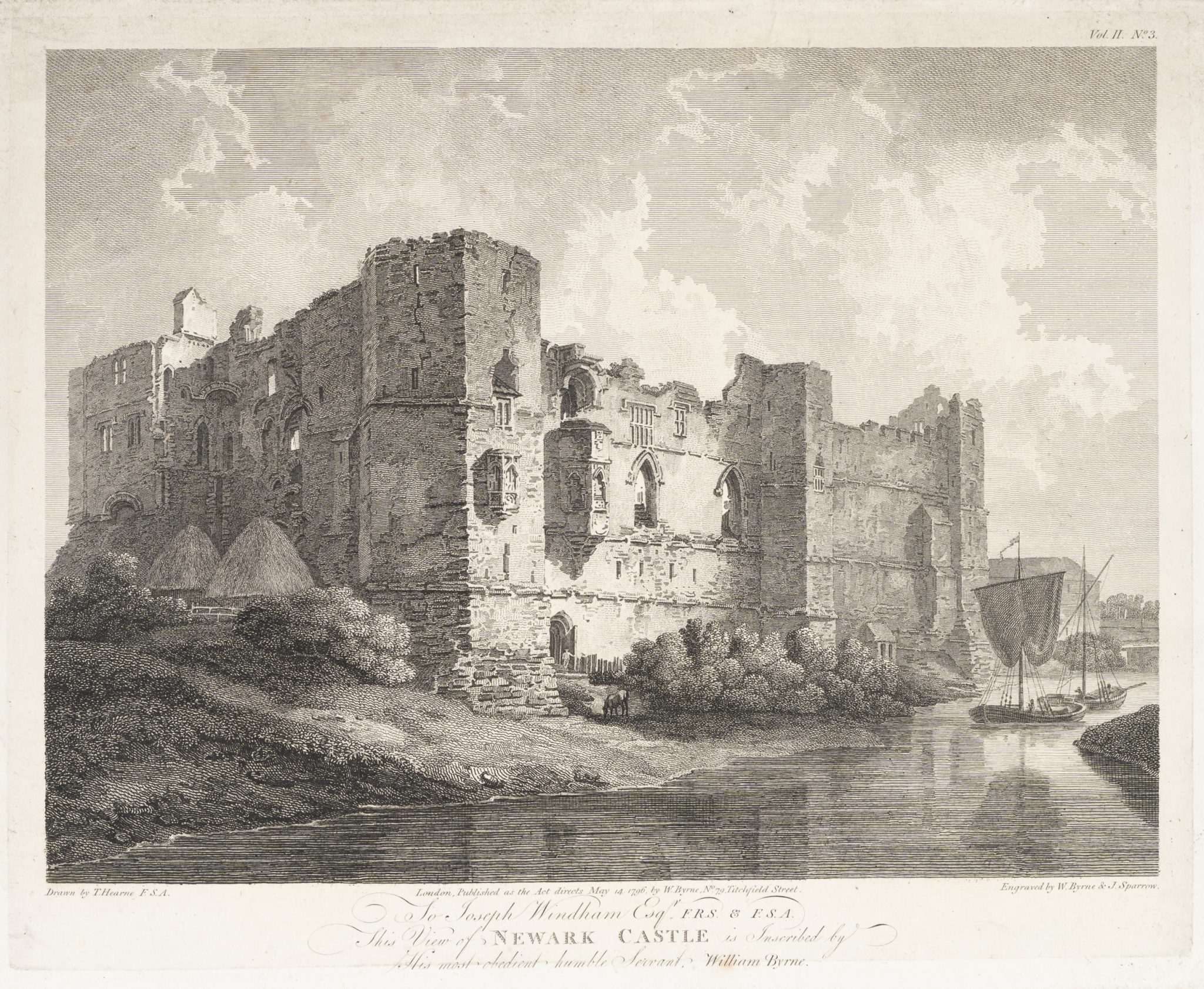 Ruine von Newark Castle