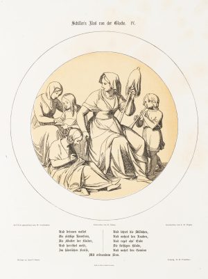 Familiäre Szene bei Schillers "Glocke"