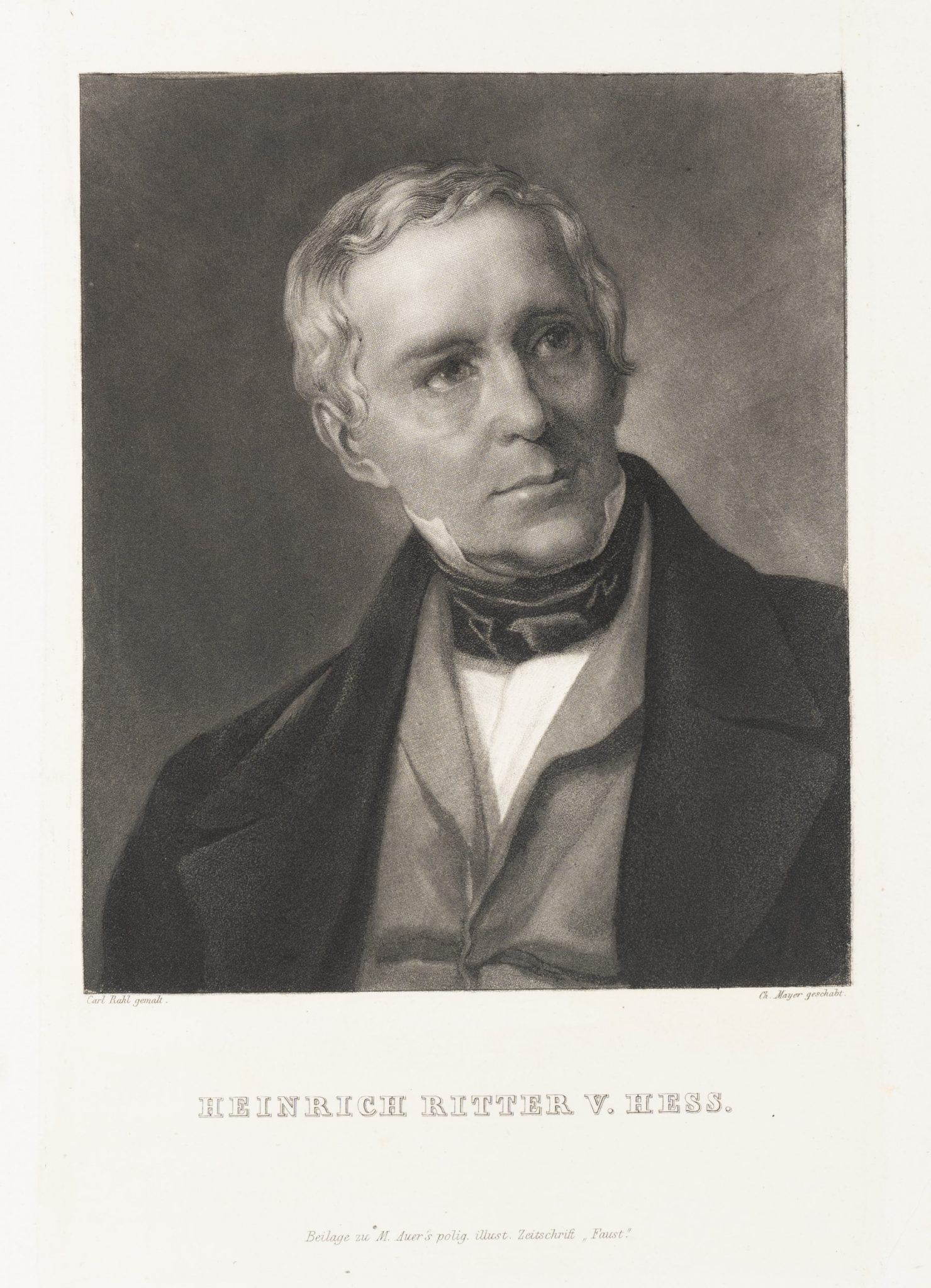 Porträt von Heinrich Ritter v. Hess