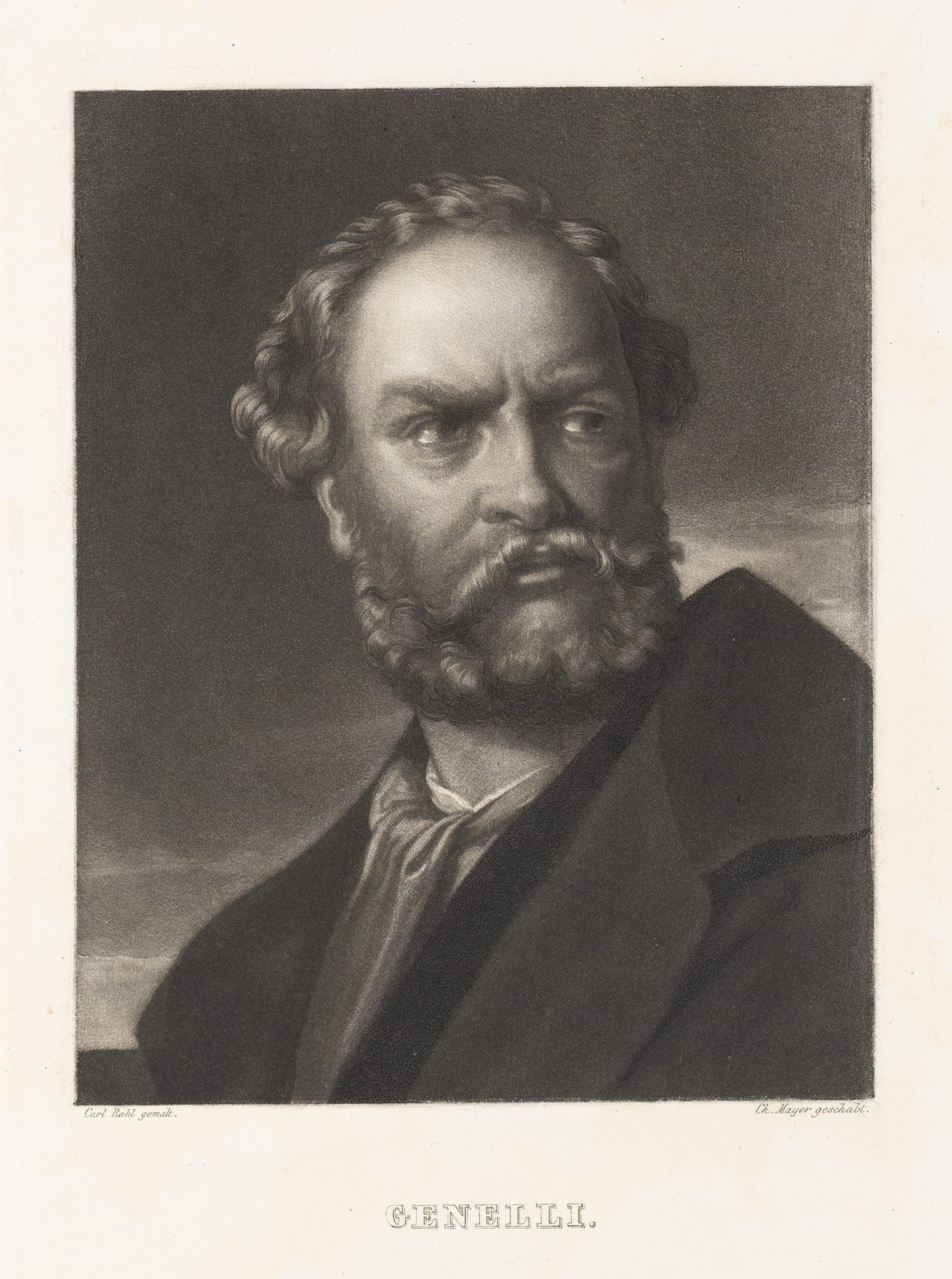 Porträt B. Genelli (1798-1868)