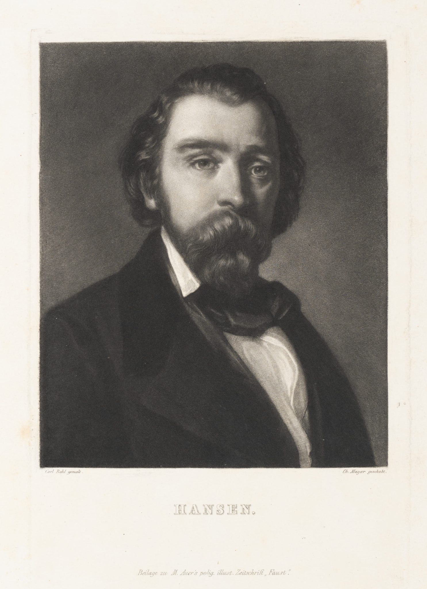Porträt T. von Hansen (1813-1891)