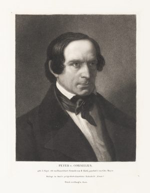 Porträt P. von Cornelius (1783-1867)