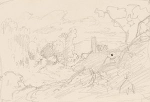 Skizze einer Landschaft