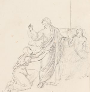 Biblische Szene mit Segen
