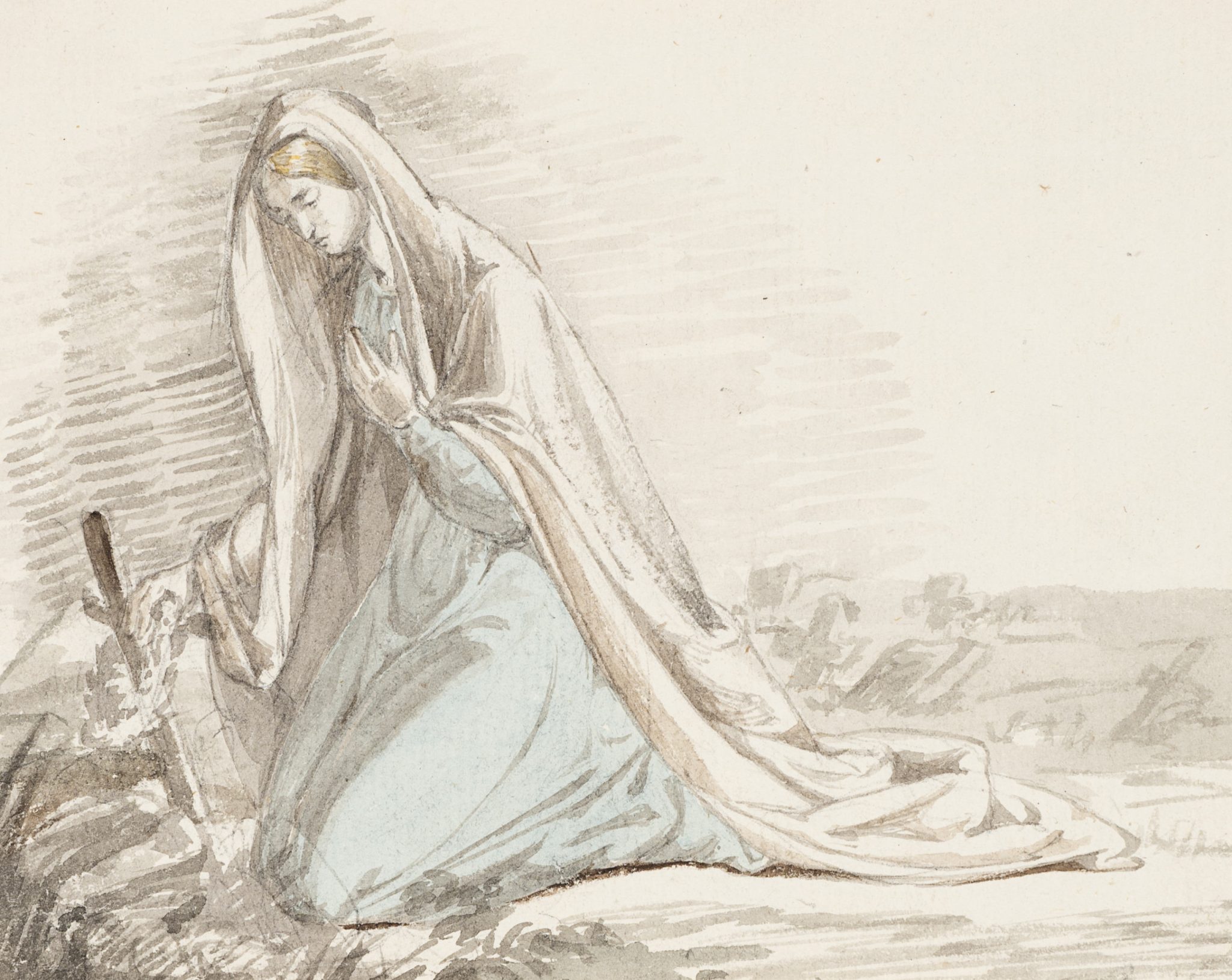 Frau im Gebet