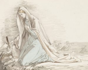 Frau im Gebet