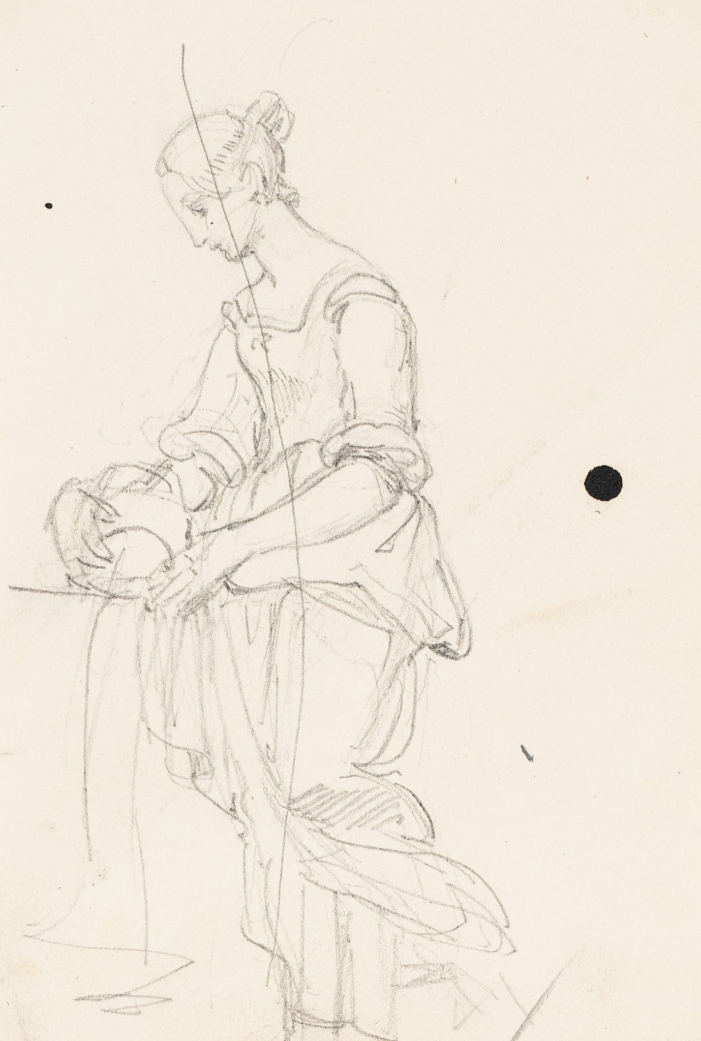 Studie einer weiblichen Figur