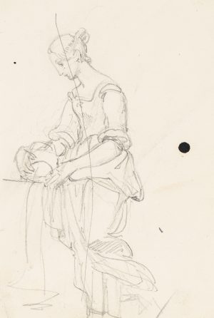Studie einer weiblichen Figur