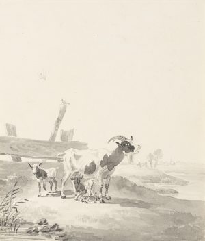 Idyllische Ziegenlandschaft