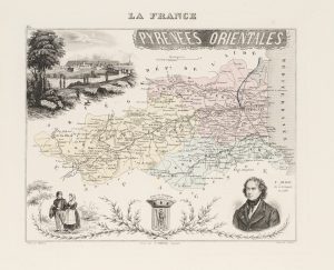 Karte der Pyrénées Orientales