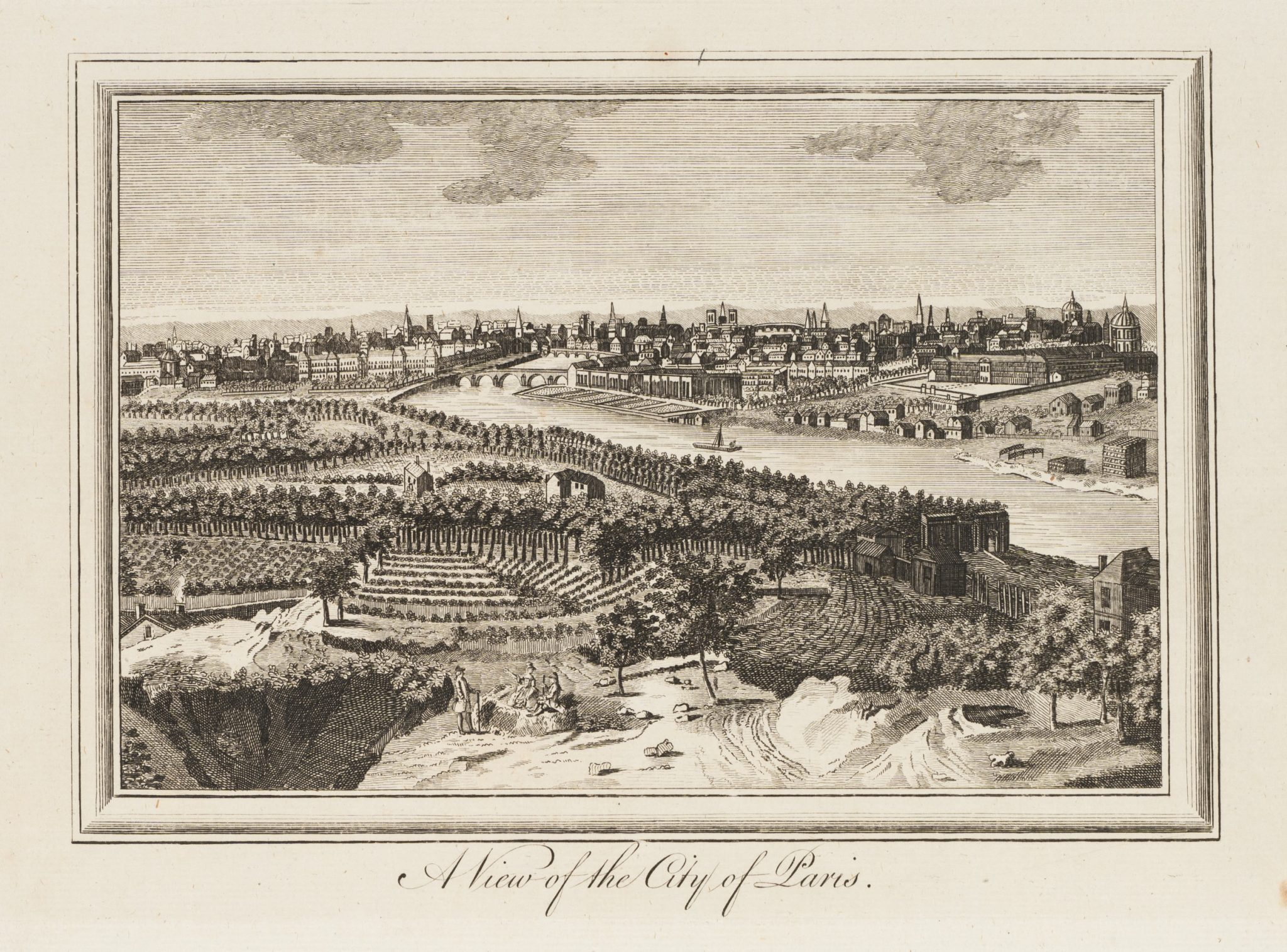 Stadtansicht von Paris