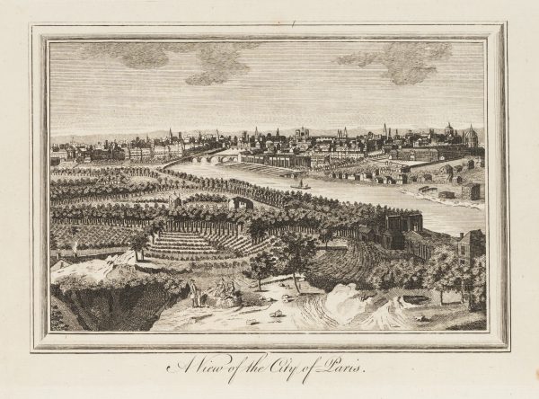 Aus der Sammlung „Paris — Hauptstadt des 19. Jahrhunderts": Stadtansicht von Paris