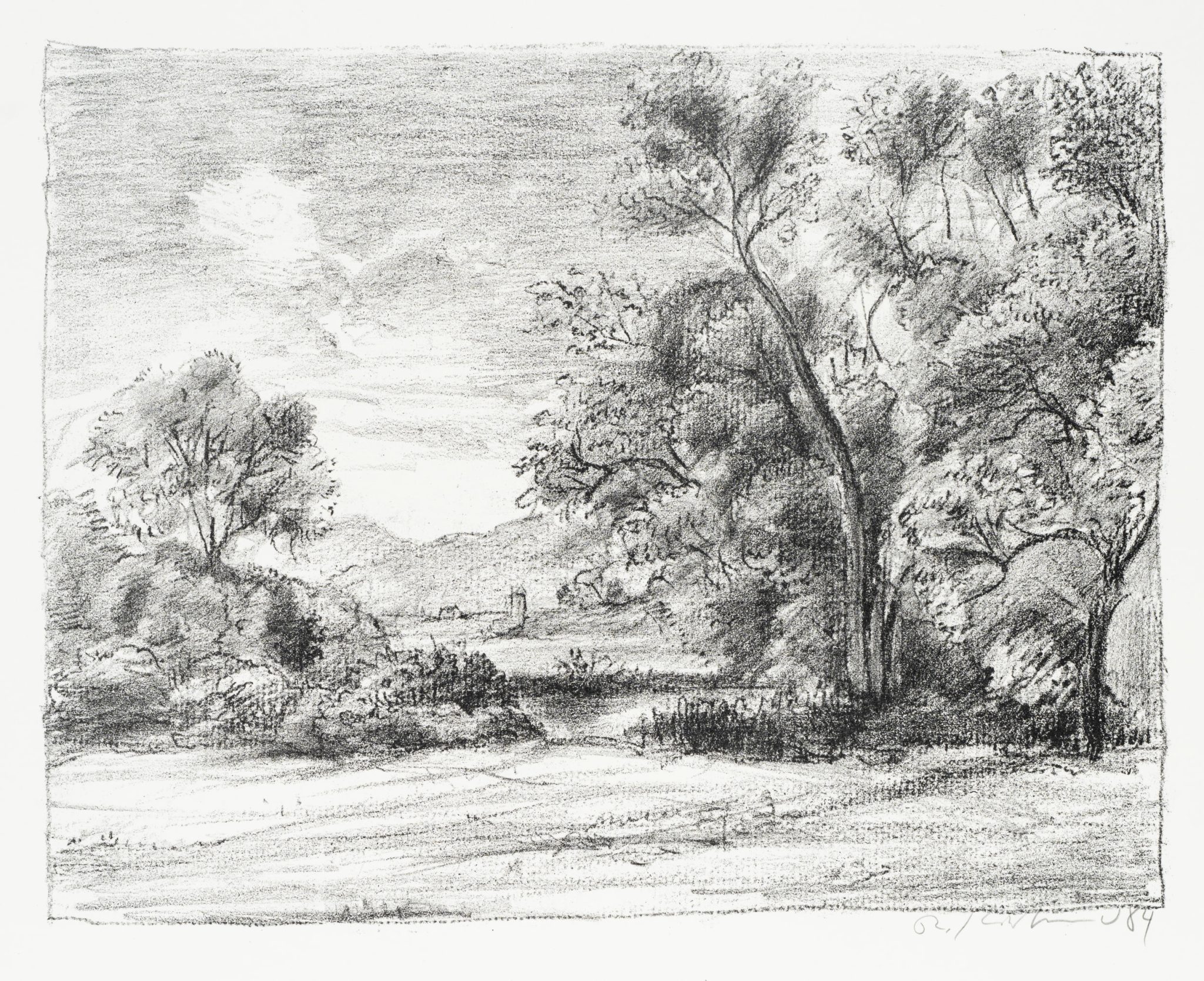 Idyllische Auenlandschaft