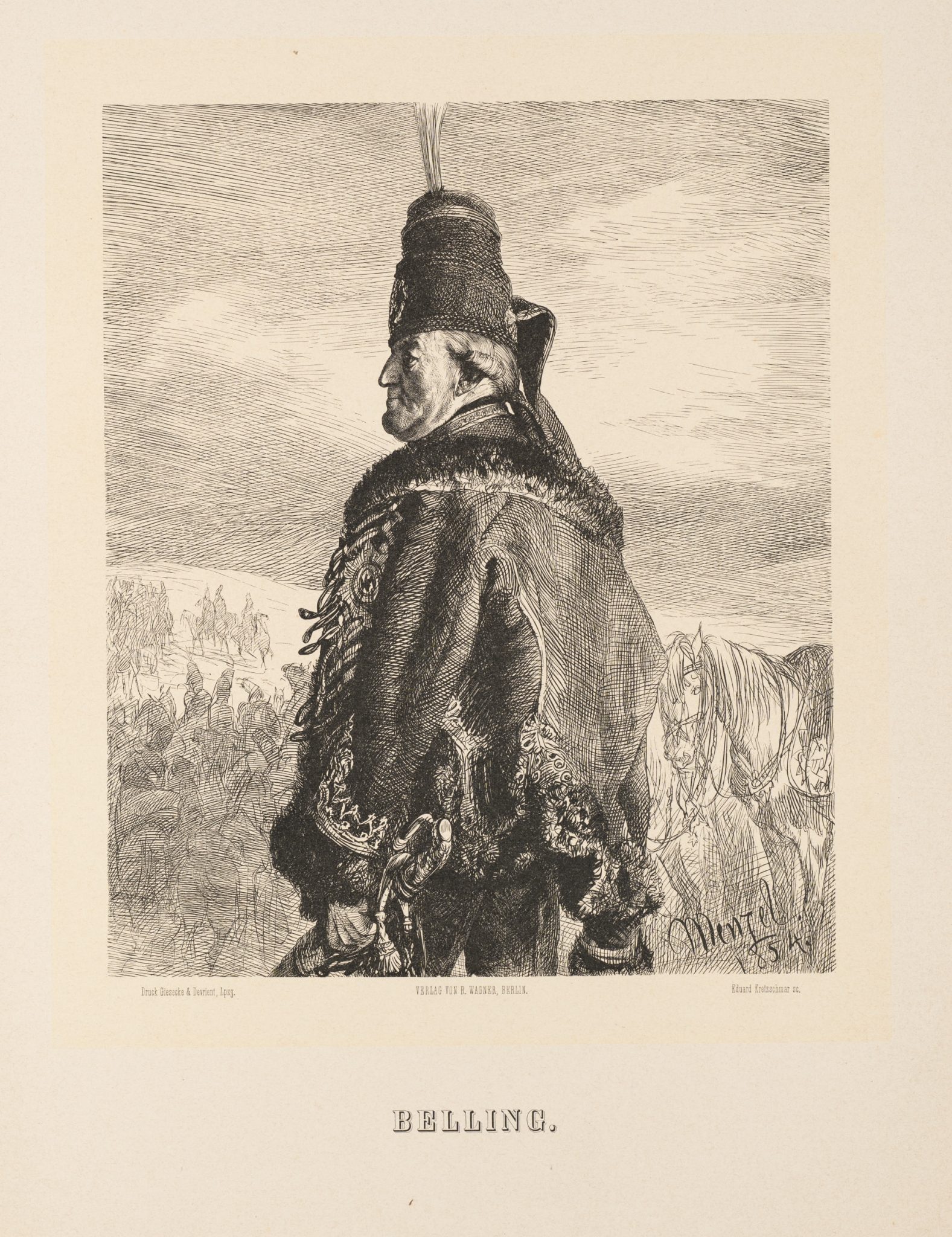 Porträt W. S. von Belling (1719-1779)