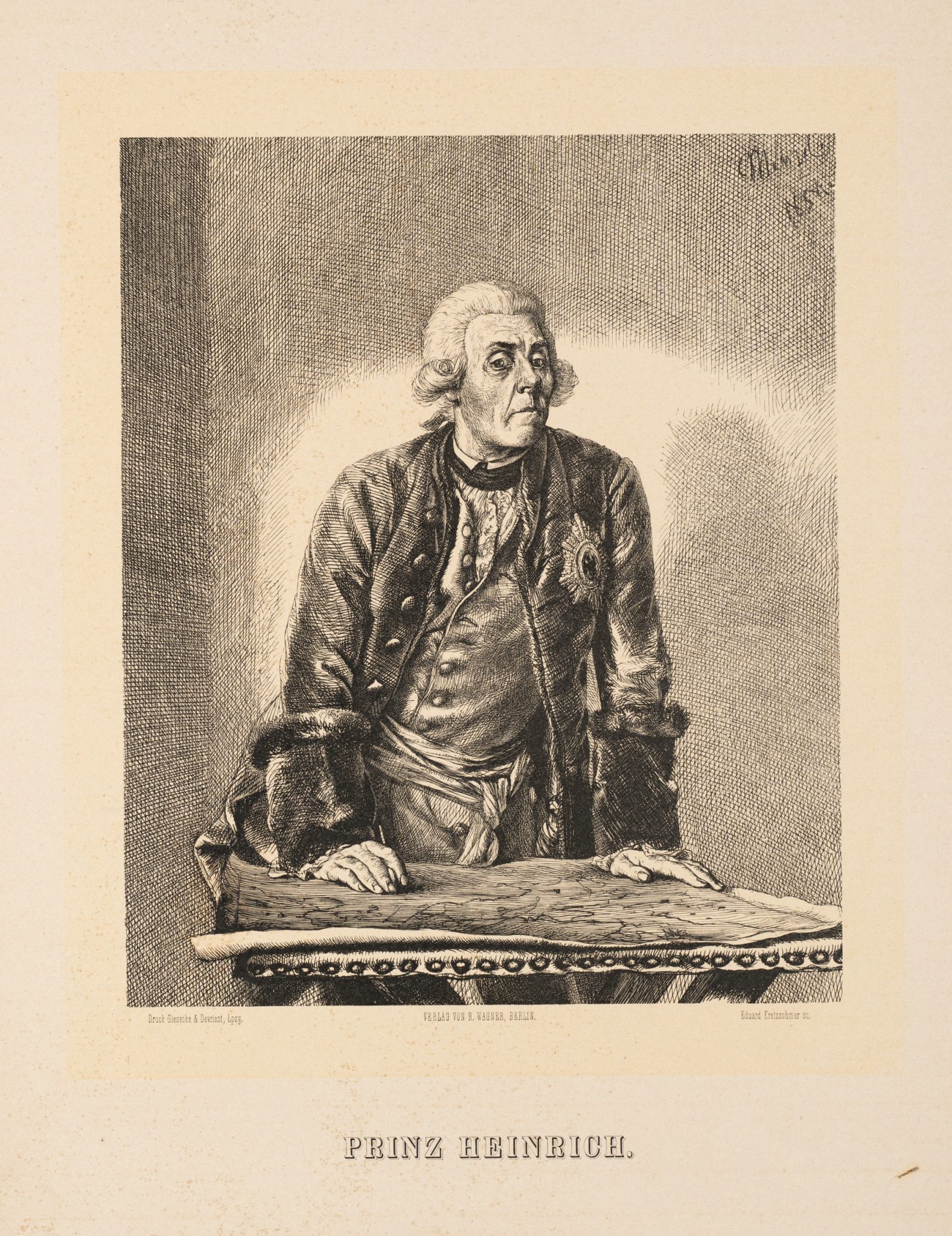 Porträt H. von Preußen (1726-1802)