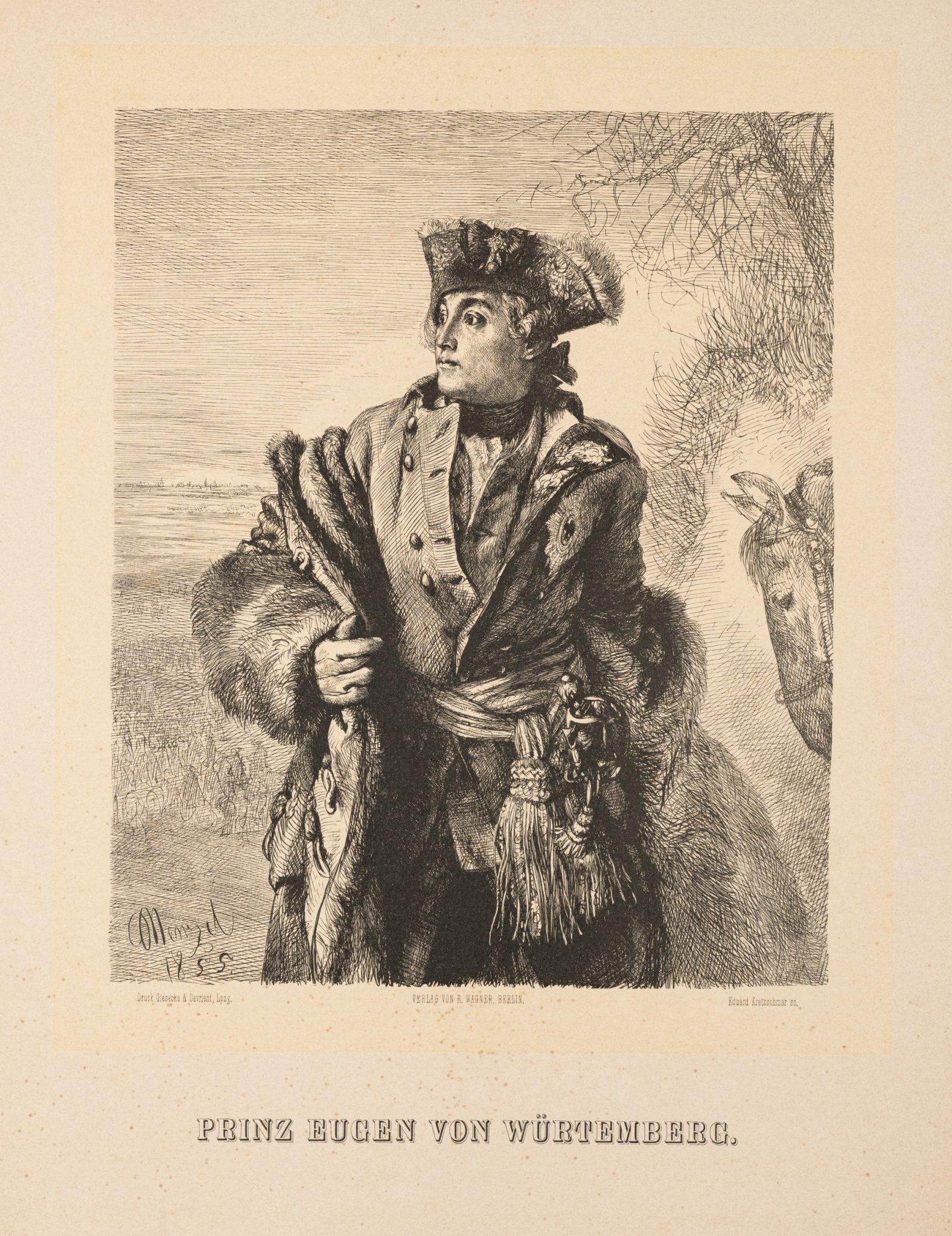 Porträt Prinz Eugen Friedrich Heinrich von (1758-1822)