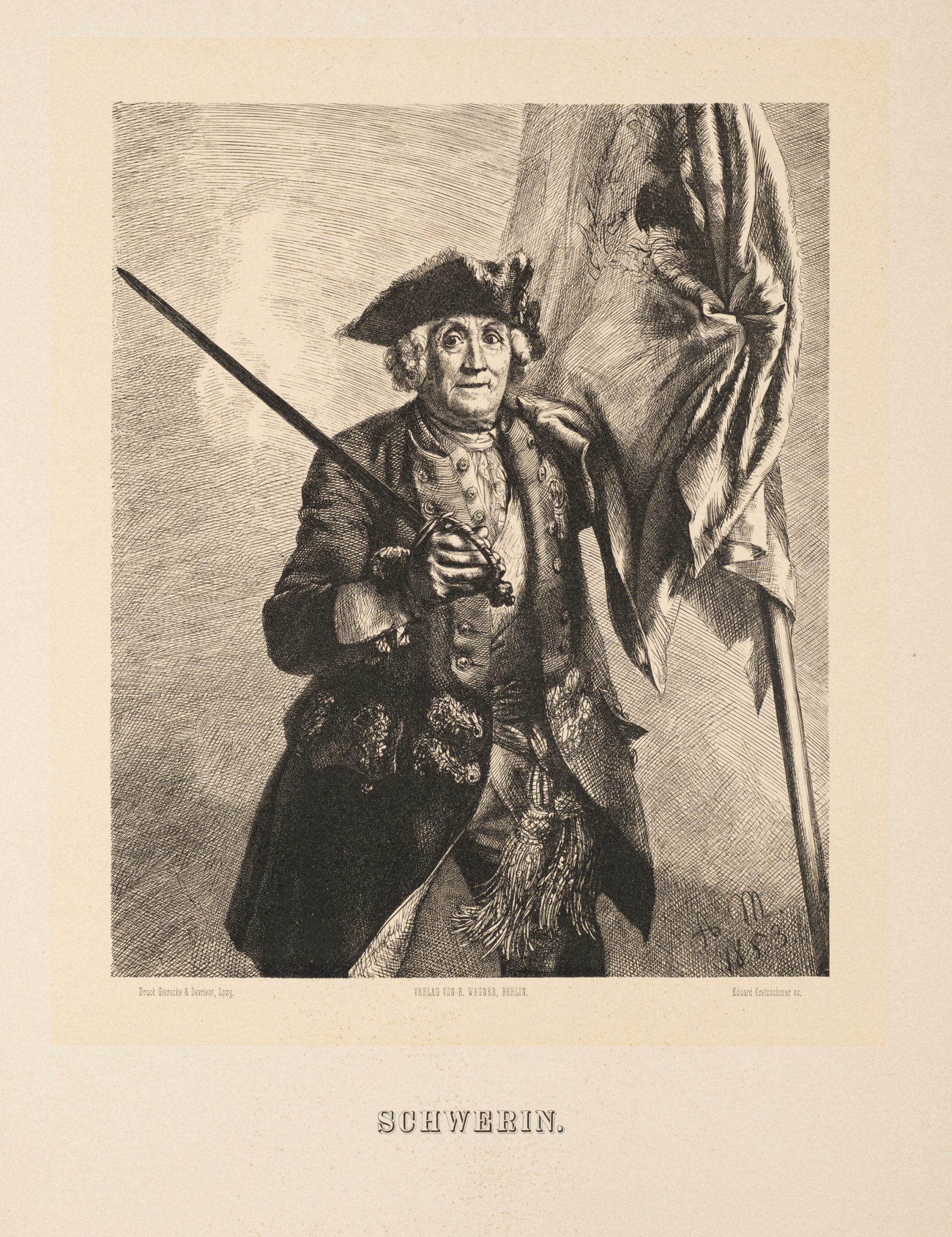 Porträt Graf von Schwerin (1684-1757)